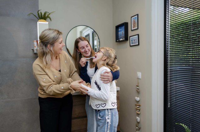 Mantelzorger Dianne en haar kinderen