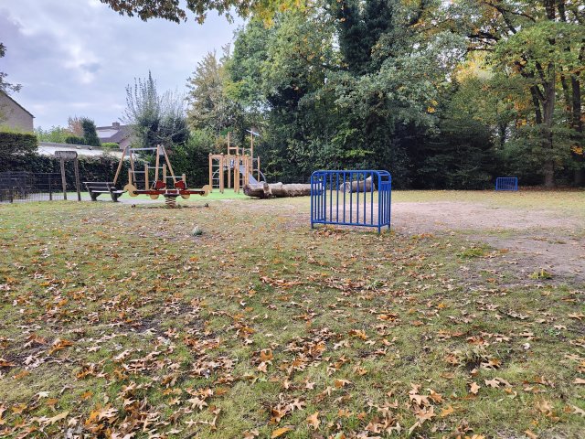 Afbeelding van de huidige speeltuin aan het Cuneradal