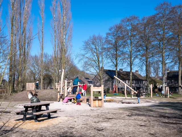 sfeerfoto van de speeltuin