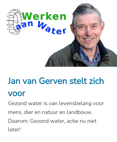 waterschap werken aan water