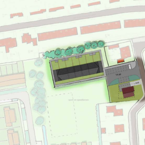 Fase 1 is gelegen op gemeentegrond en wordt ontwikkeld door woningcorporatie Zeeuwland en de gemeente. In deze fase worden 7 levensloopbestendige sociale huurwoningen gebouwd en één vrijstaande woning.