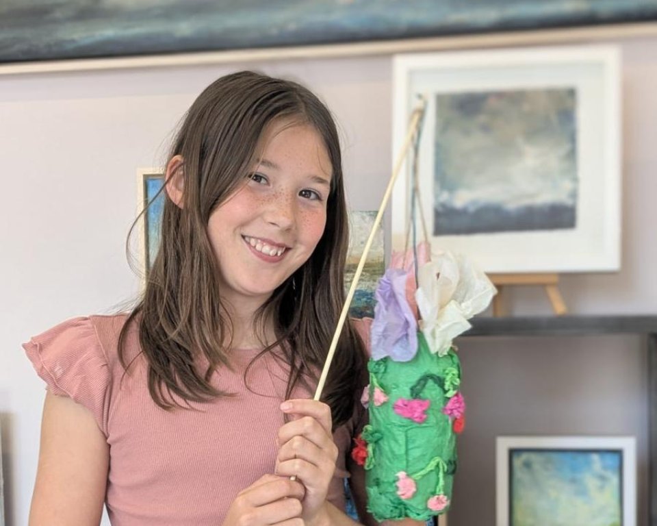 Kinderburgemeester met lampion