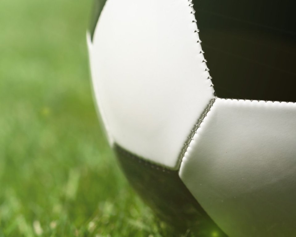 Voetbal op gras