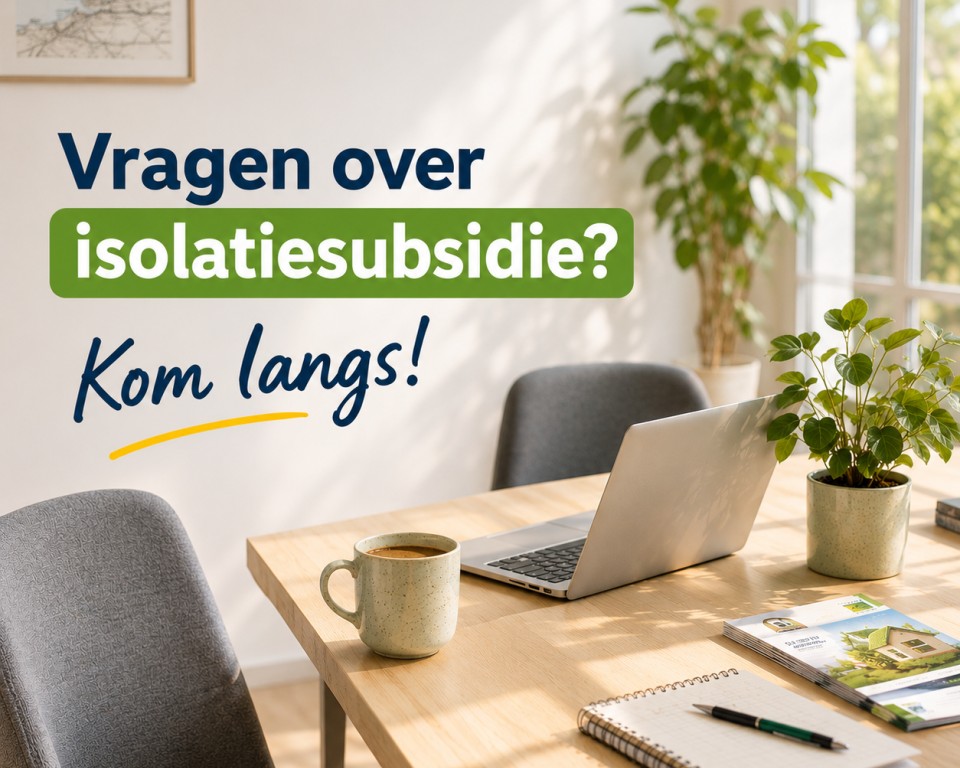Vragen over isolatiesubsidie? Kom langs!