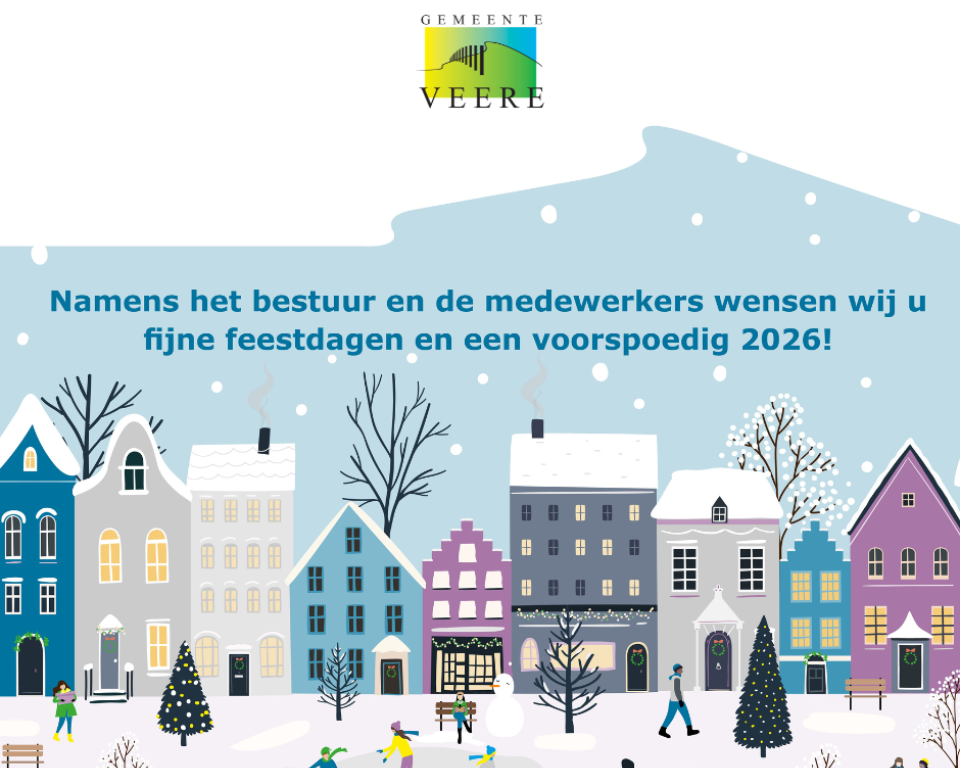Kerstkaart gemeente Veere
