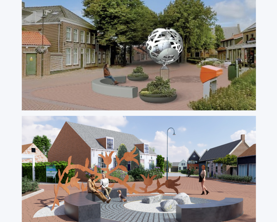 Ontwerp kunstwerken Meliskerke