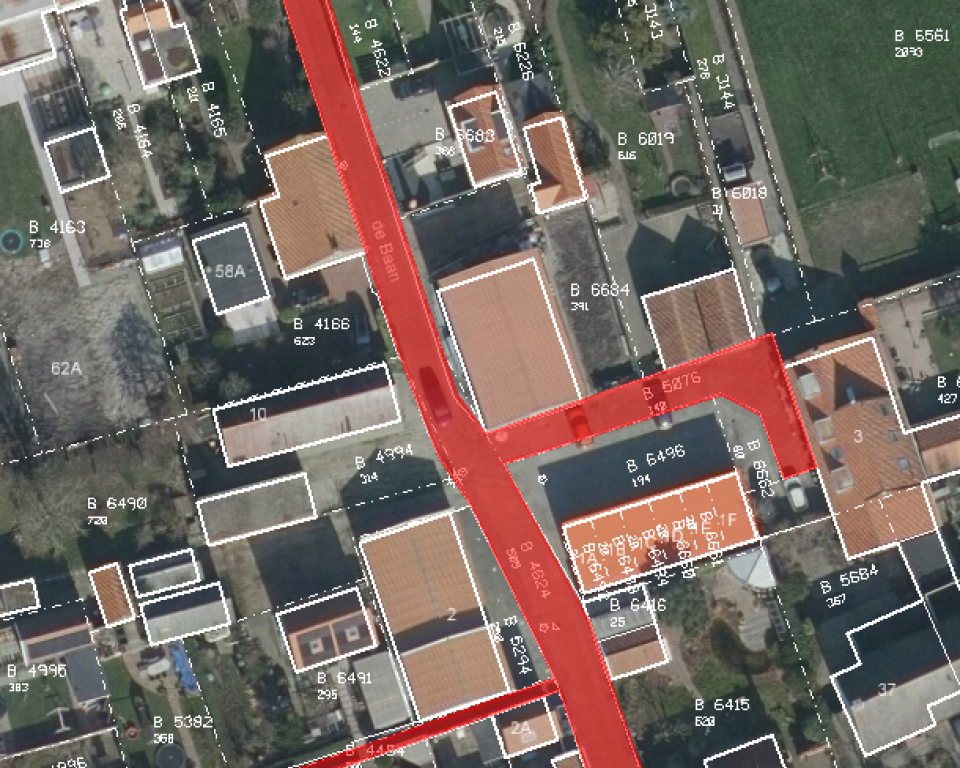 Projectgrens groot onderhoud De Baan Westkapelle