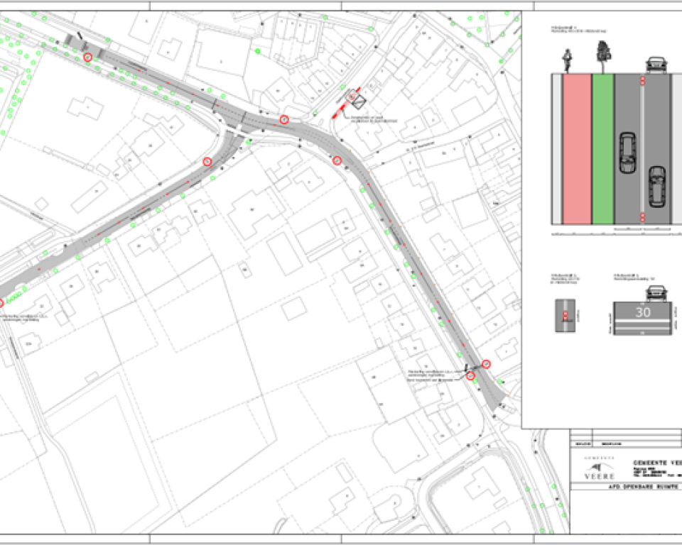 Kaart verkeersmaatregelen grijpskerke