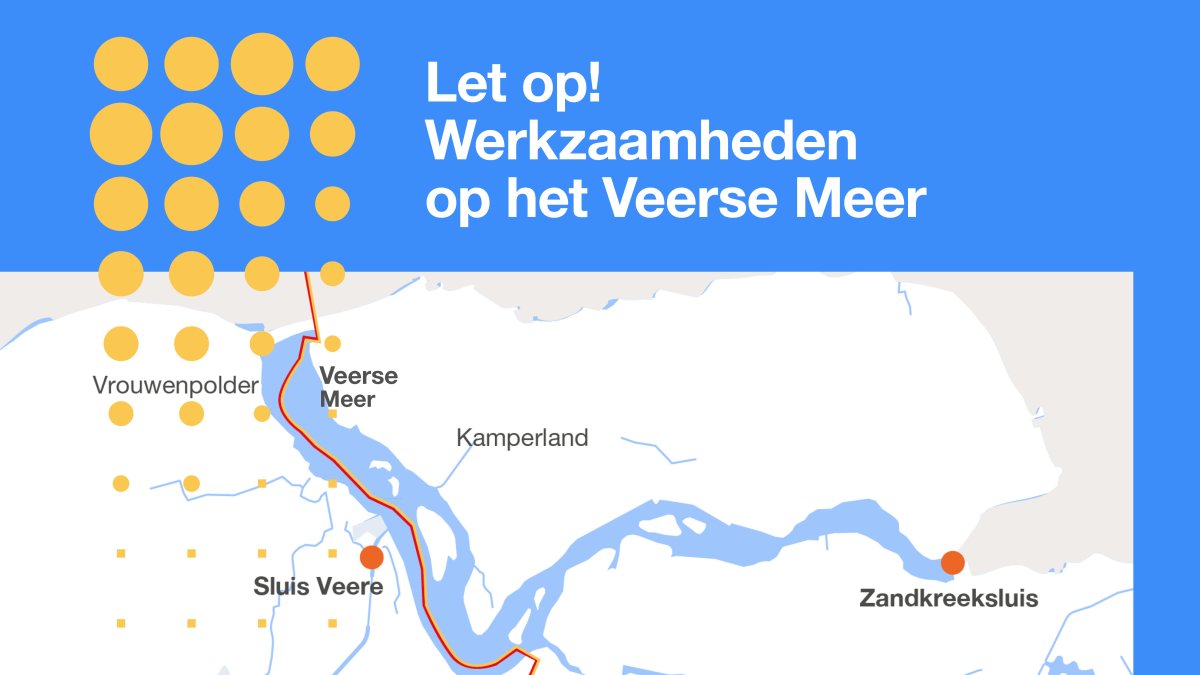 Werkzaamheden op het Veerse Meer: controleer de actuele situatie voor vertrek