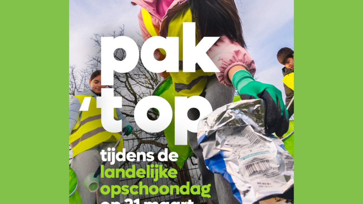 Doe mee met de Landelijke Opschoondag