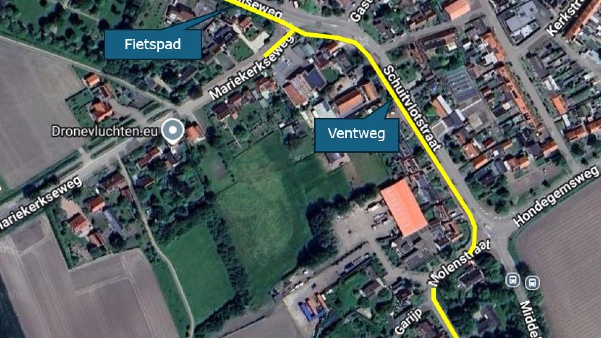 Grijpskerke, aanleg middenspanningskabels