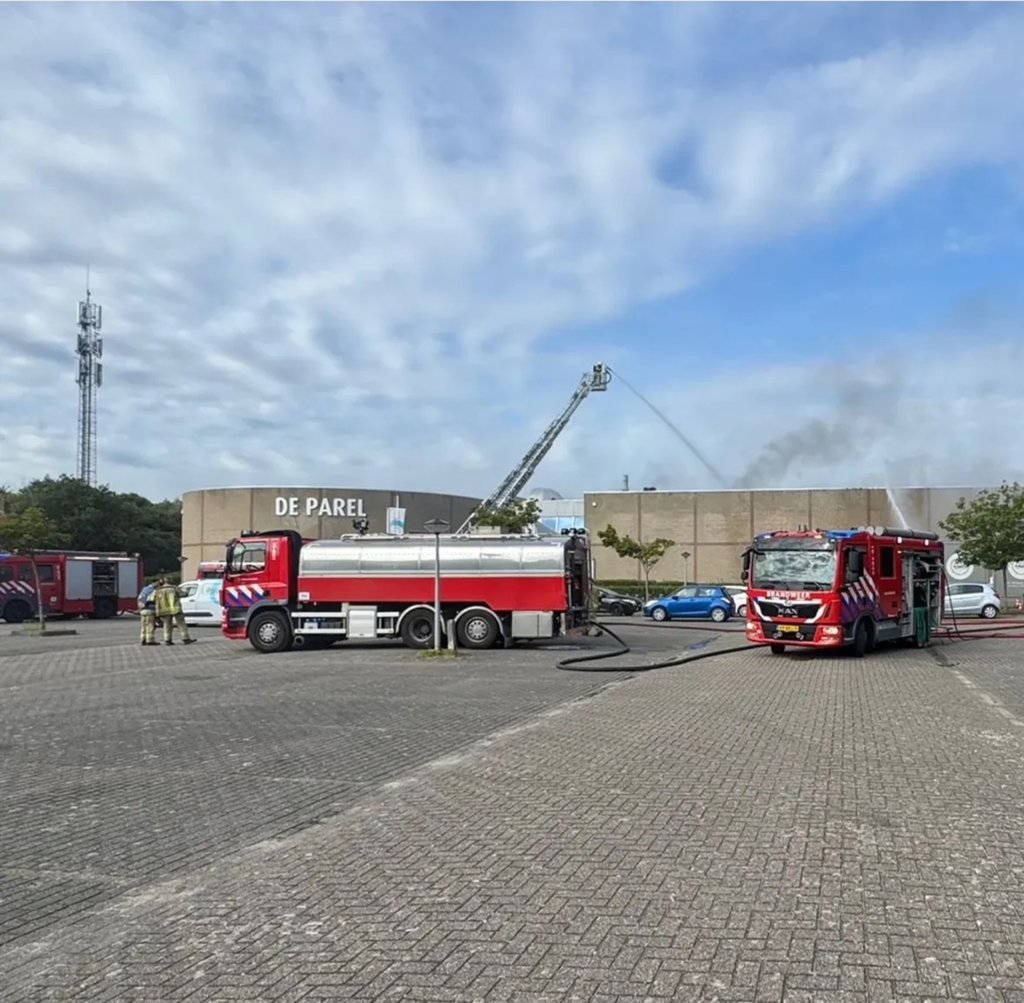 Brand in de Parel Domburg