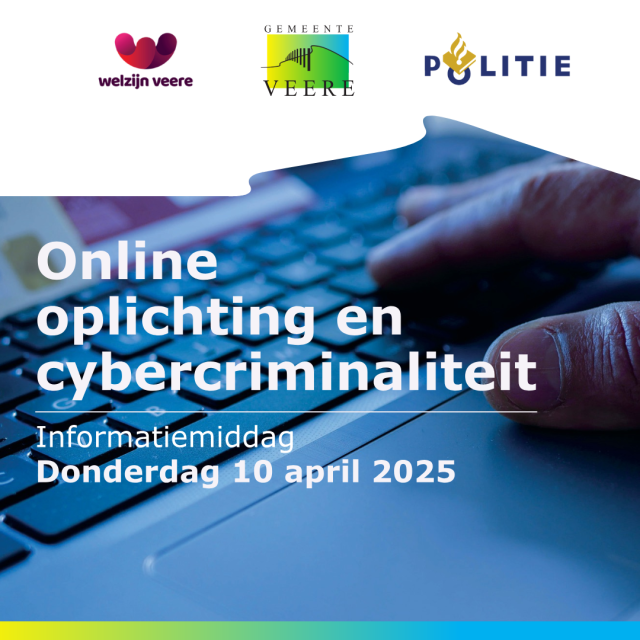 Poster Online oplichting en cybercriminaliteit 