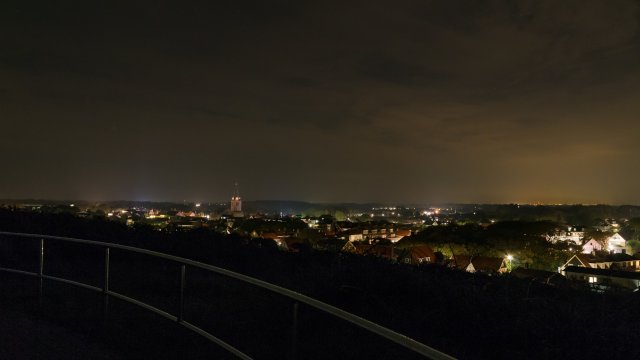 Domburg in het donker