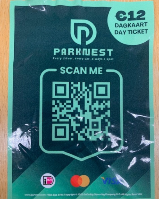 QR-code parkeerautomaten