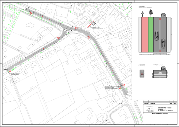 Kaart verkeersmaatregelen grijpskerke