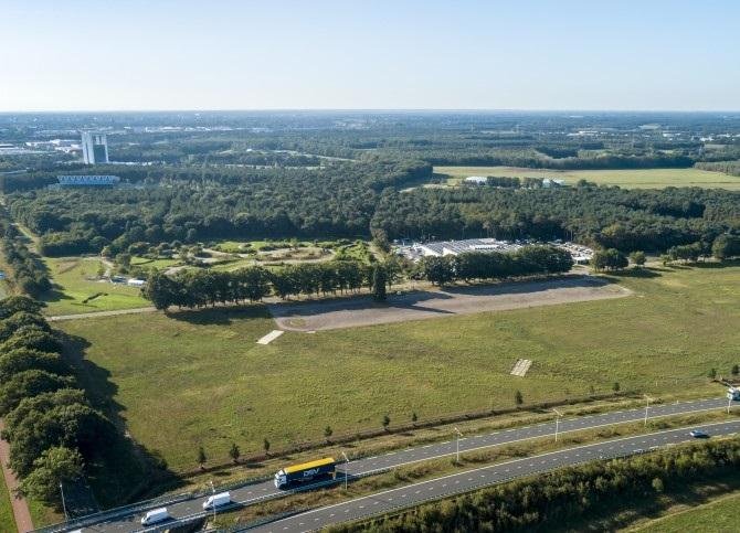 luchtfoto van perceel klaver 14 Greenport Business Park Venlo