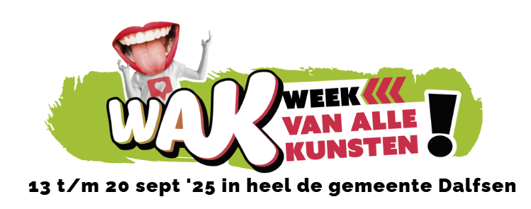 logo wak met datum 13 t/m 20 september 2025 in heel de gemeente Dalfsen
