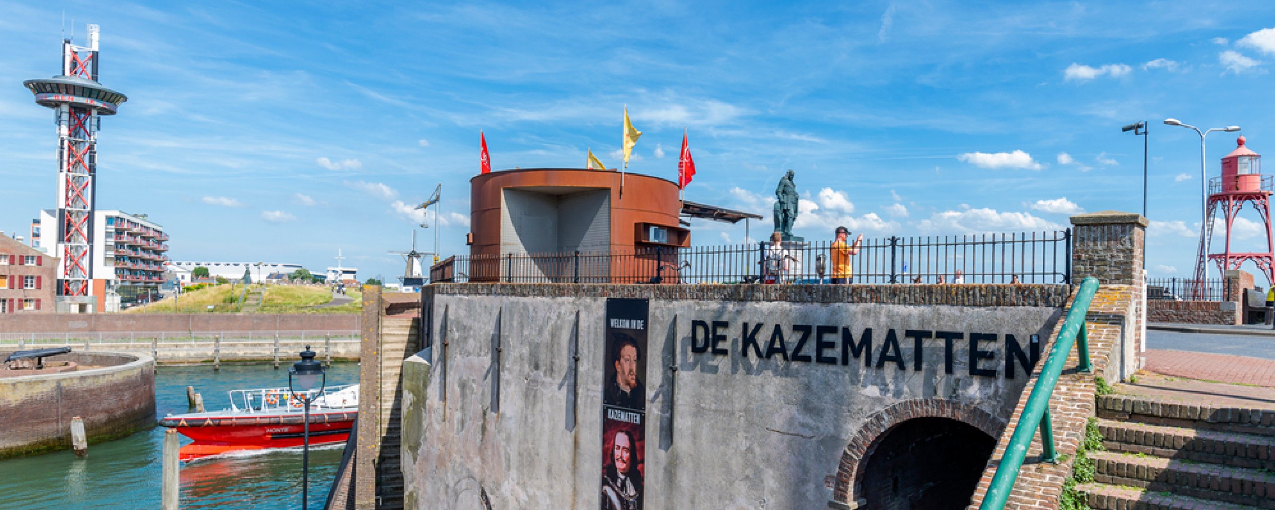 Kazematten in en op de boulevard