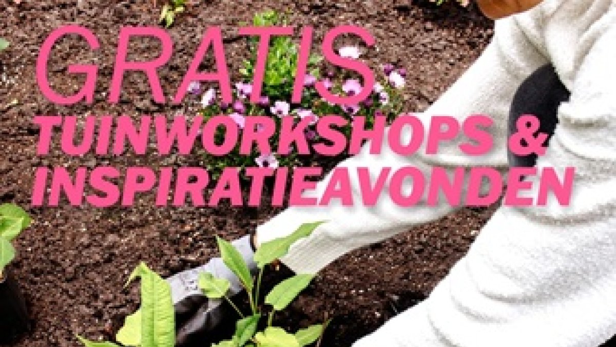 Wilt u ook een groene tuin? Volg in mei 2026 een gratis tuinworkshop!