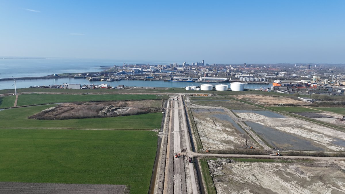 Aanleg ontsluitingswegen Justitieel Complex Vlissingen op schema