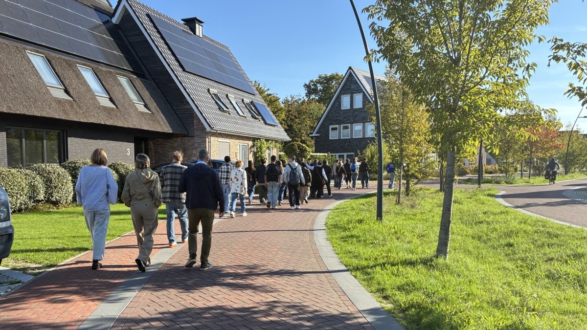 Studenten onderzoeken locaties die zijn ingericht op klimaatverandering