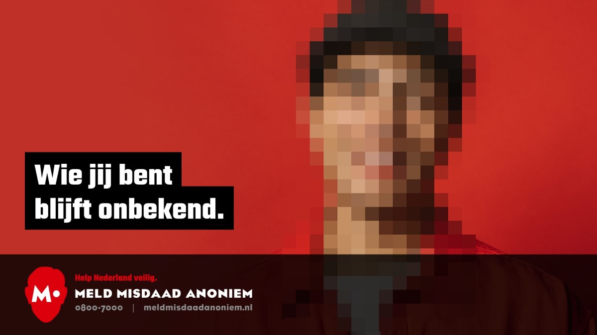 Campagne Meld Misdaad Anoniem gestart op 28 september 2026
