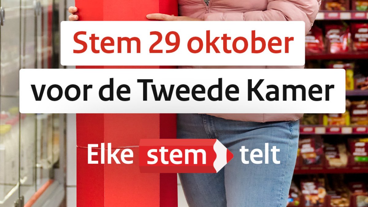 Verkiezing Tweede Kamer 29 oktober 2025: elke stem telt!