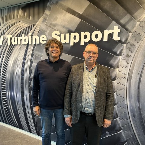 Arie Prins en Willem de Gier van GPW Turbine Support BV