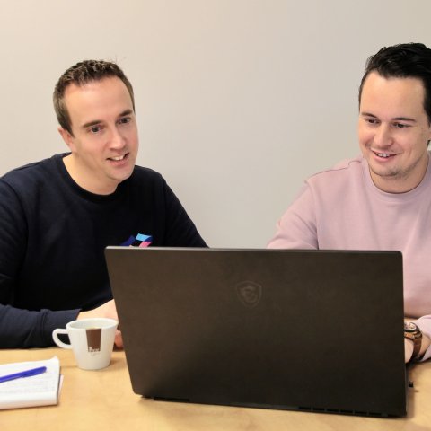 Eric Rijckels (rechts) van ComfyCoders