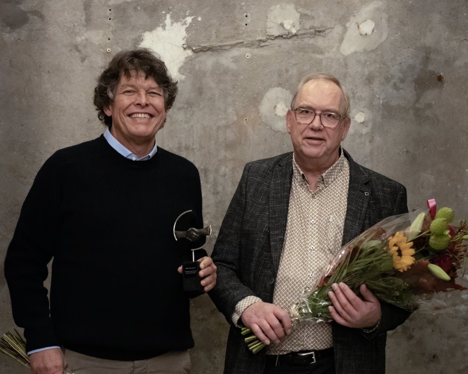 Winner entrepreneur of the year arie prince and willem de gier of gpw turbine support.