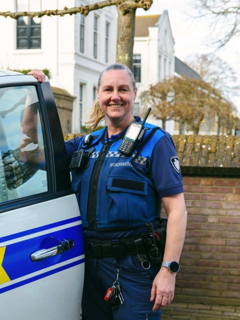 Portrait photo: Community Police Officer Petra