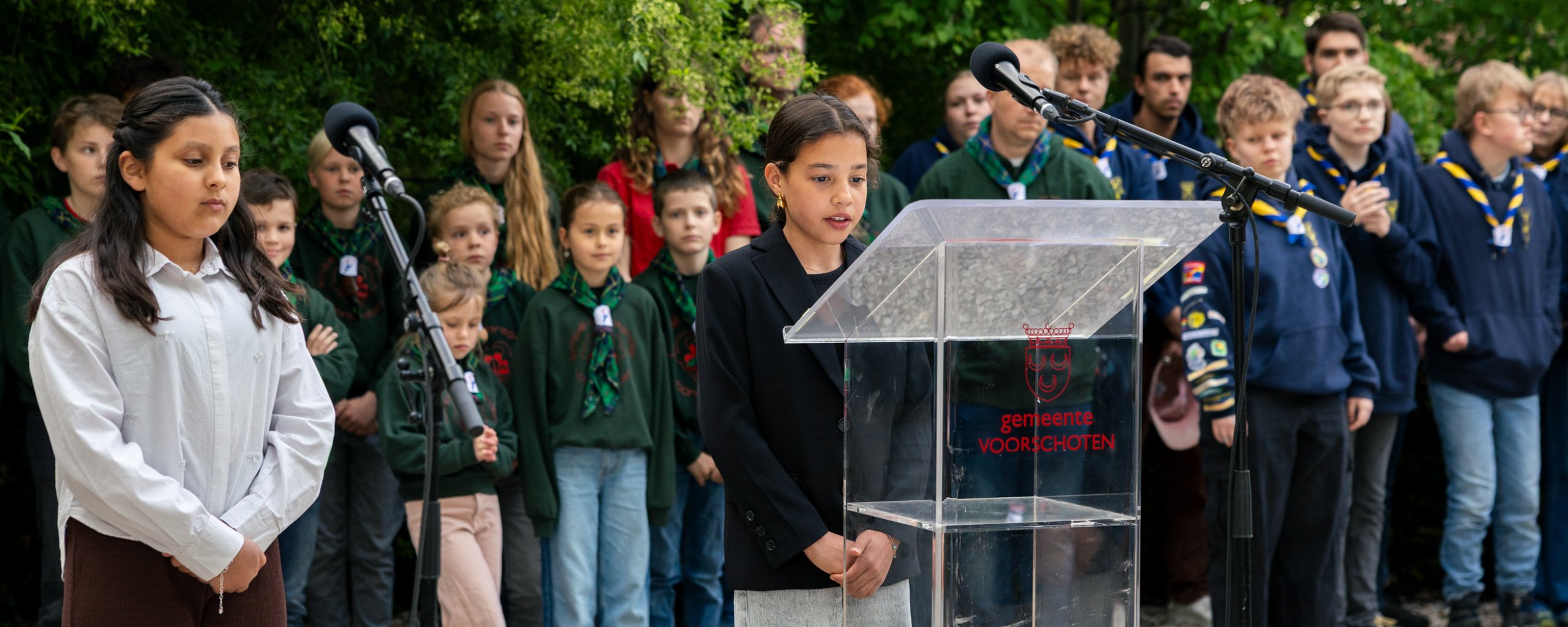 Foto van de herdenking