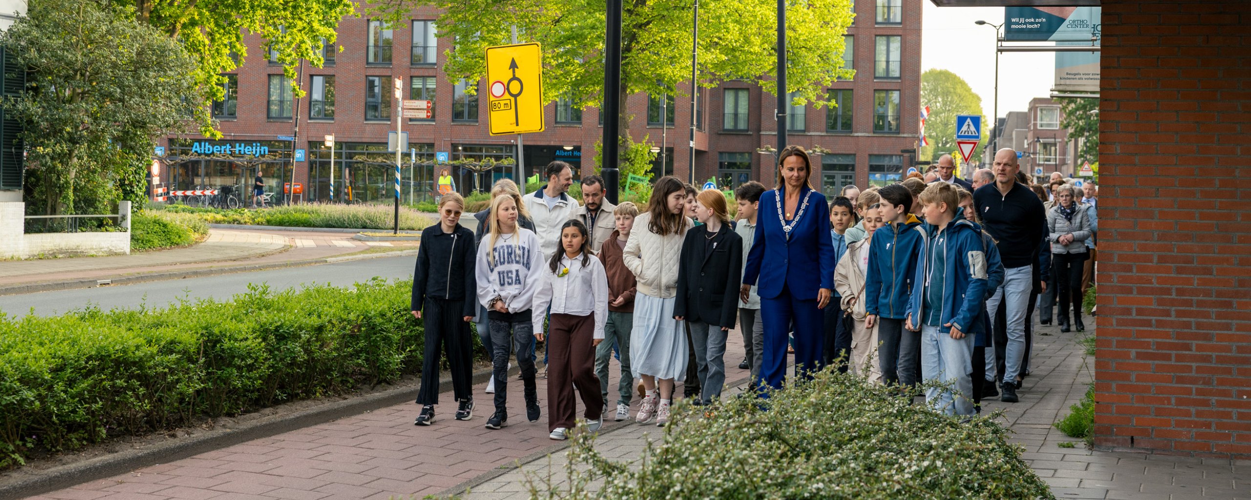 Foto van de herdenking