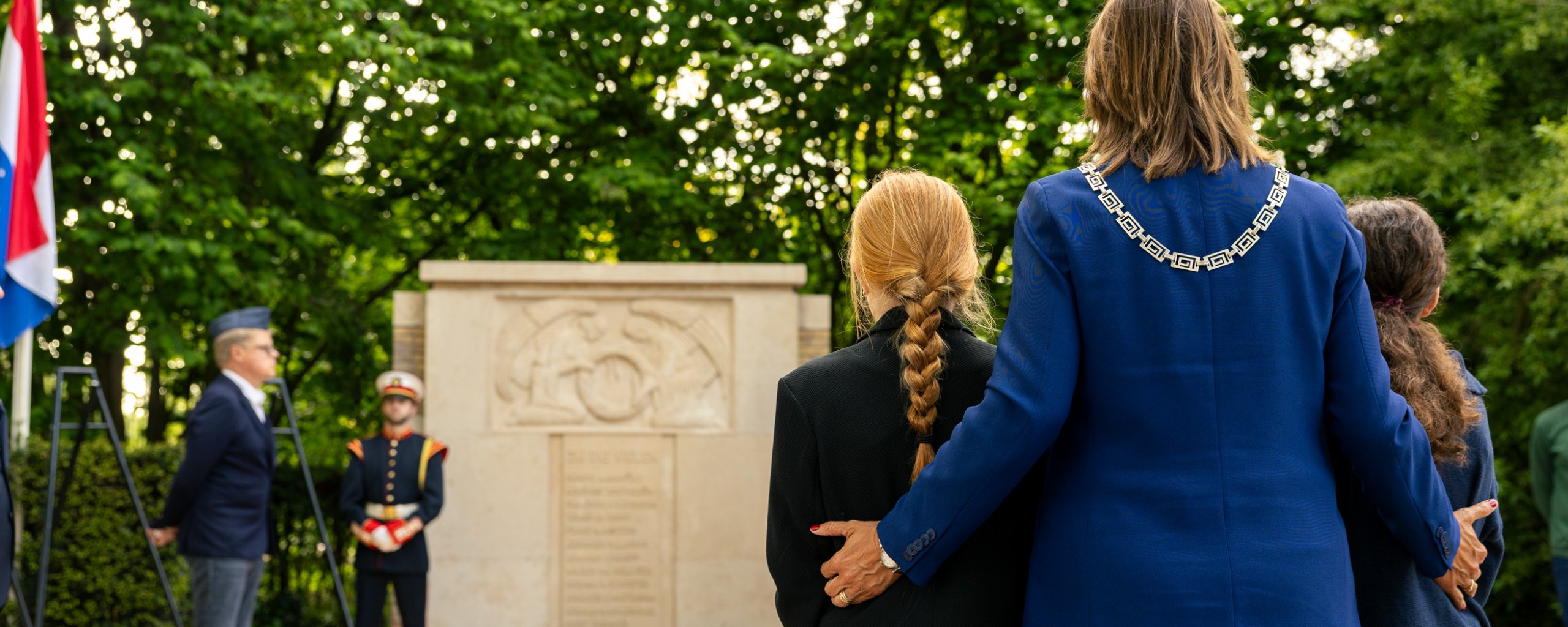 Foto van de herdenking