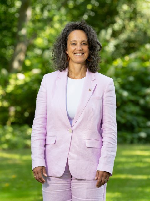 Councilwoman Esther Mieremet in the park