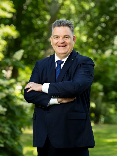 City Clerk Erik van Wattingen in the park