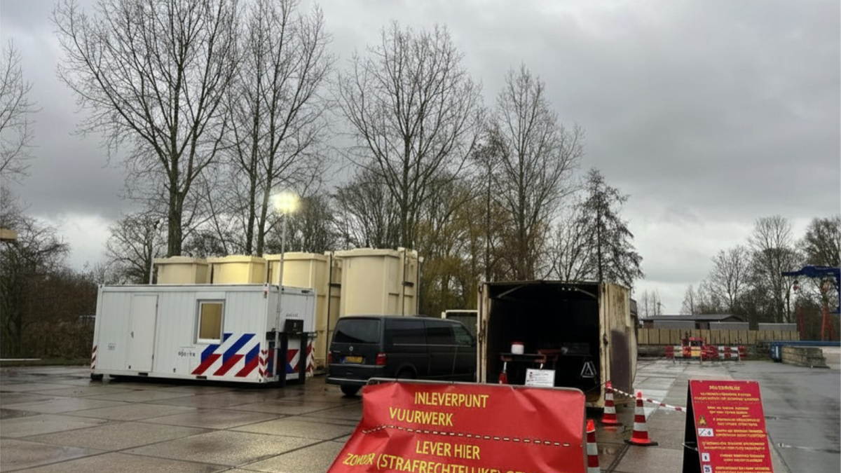 Inwoners van Voorschoten welkom bij Leids inleverpunt voor vuurwerk