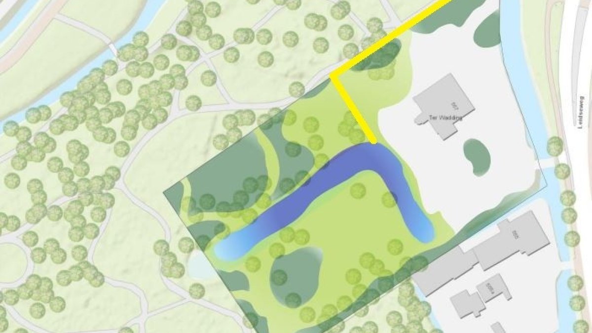 Hek bij Ter Wadding verwijderd