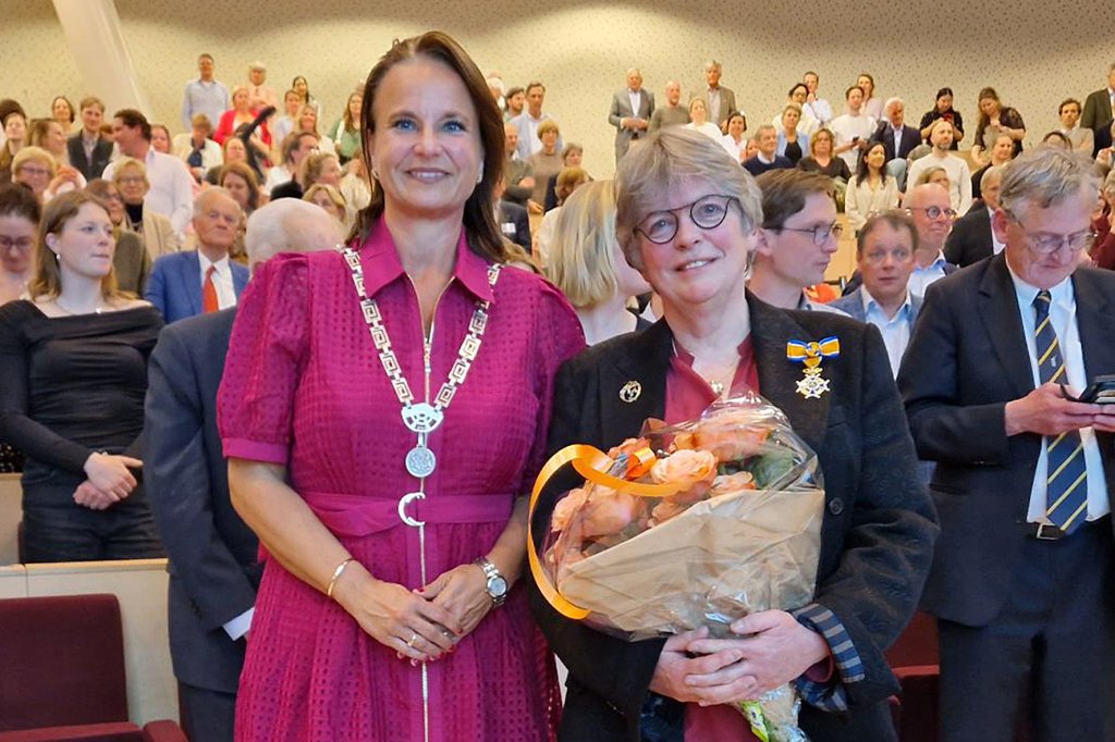 De burgemeester en prof. dr. Schalij-Delfos