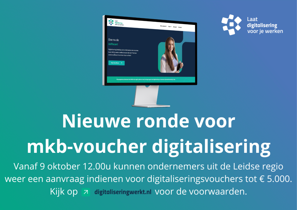 Nieuwe ronde voor mkb-voucher digitalisering