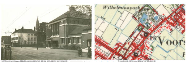 Het raadhuis rond 1930