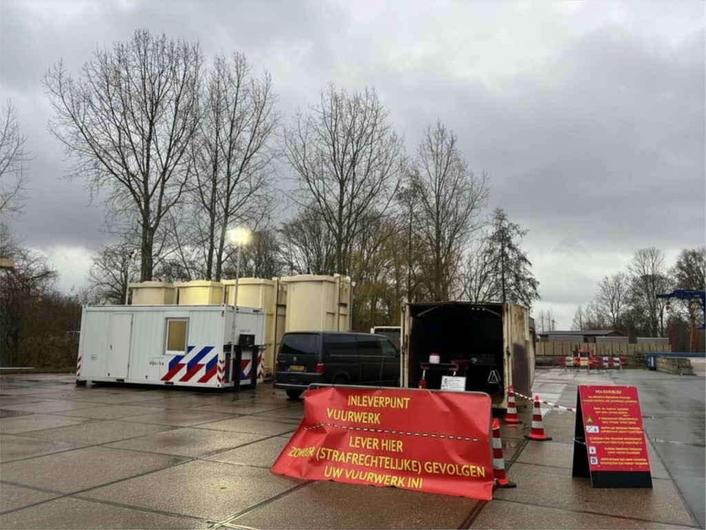 Inleverpunt voor vuurwerk