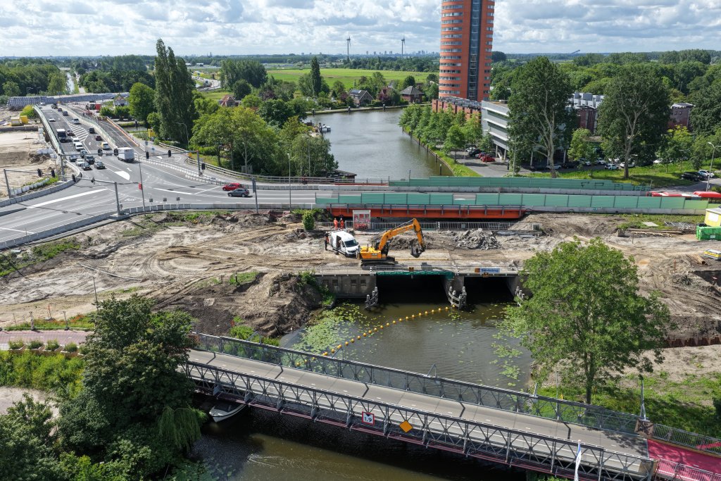 Lammenschansplein tijdens de verbouwing