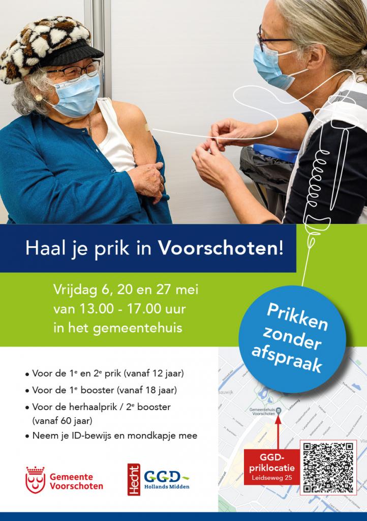 Vaccineren zonder afspraak in het gemeentehuis