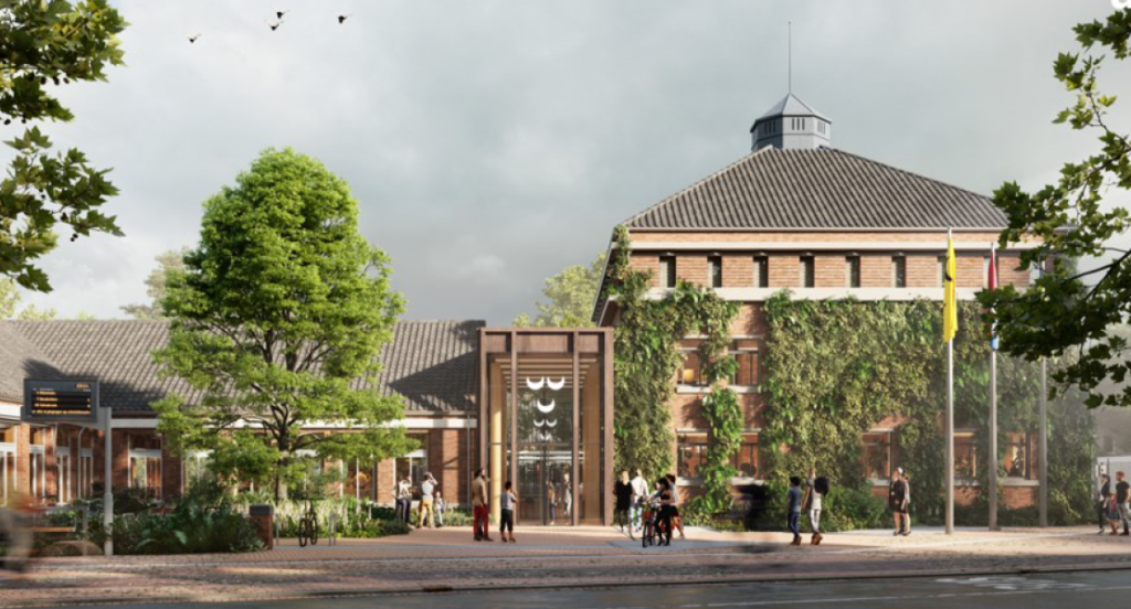 Impressie van het nieuwe gemeentehuis