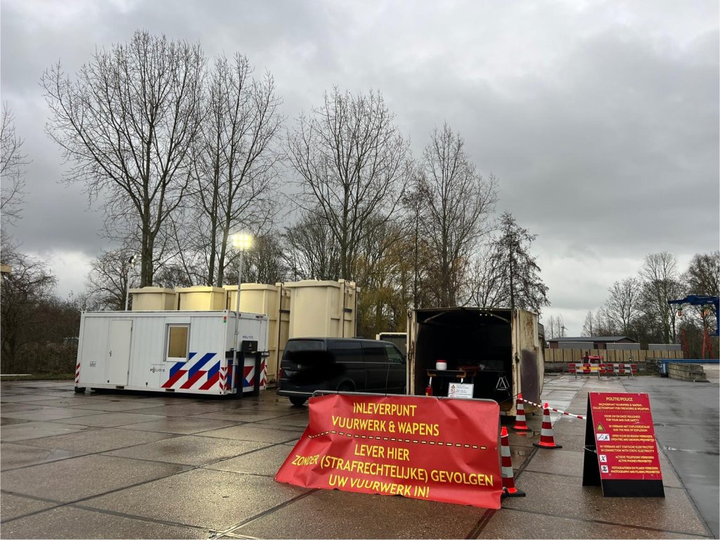 Inleverpunt voor illegaal vuurwerk