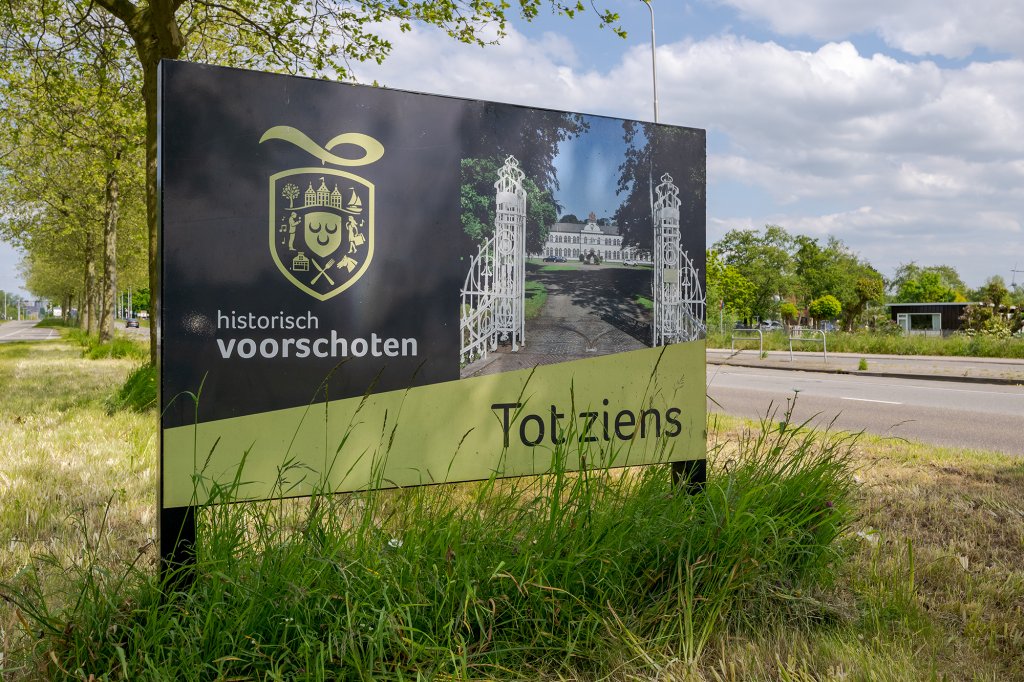 Bord met 'Tot ziens' aan gemeentegrens