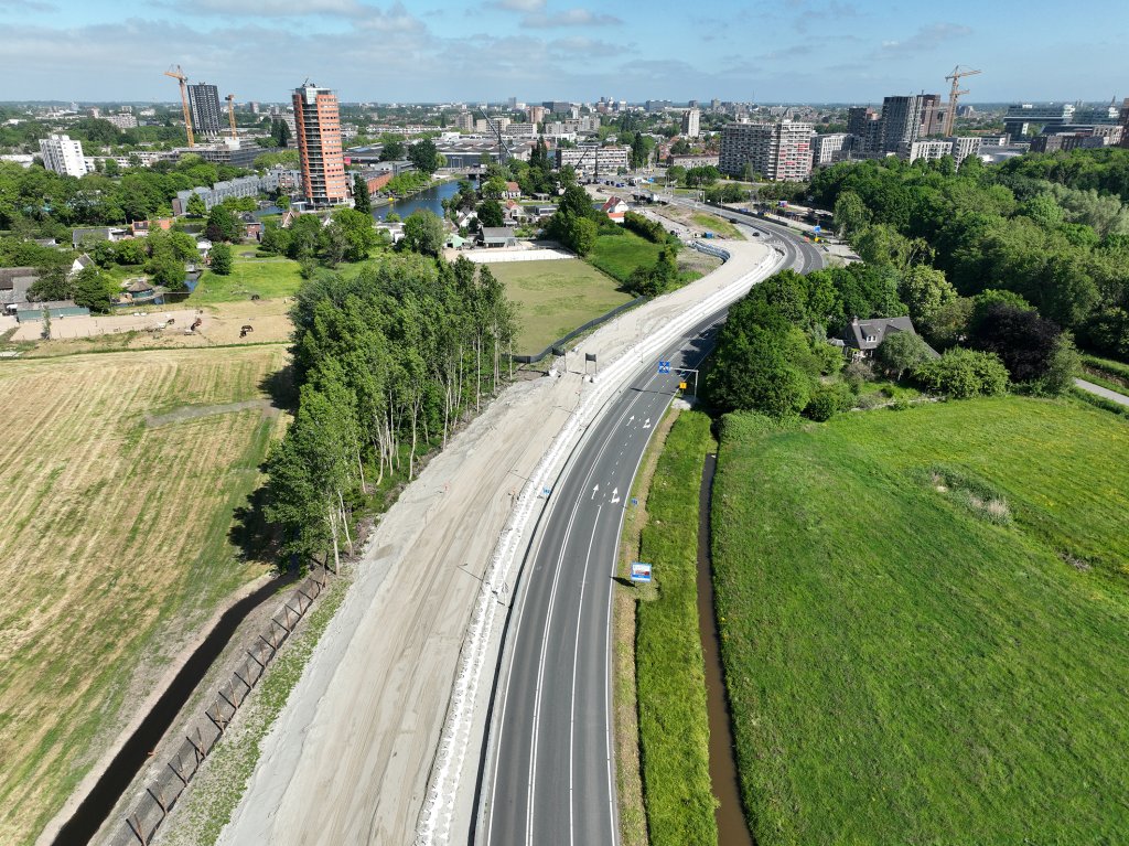 Luchtfoto van de Europaweg
