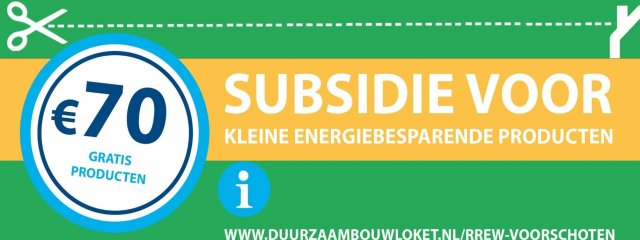 Subsidie duurzaamheid